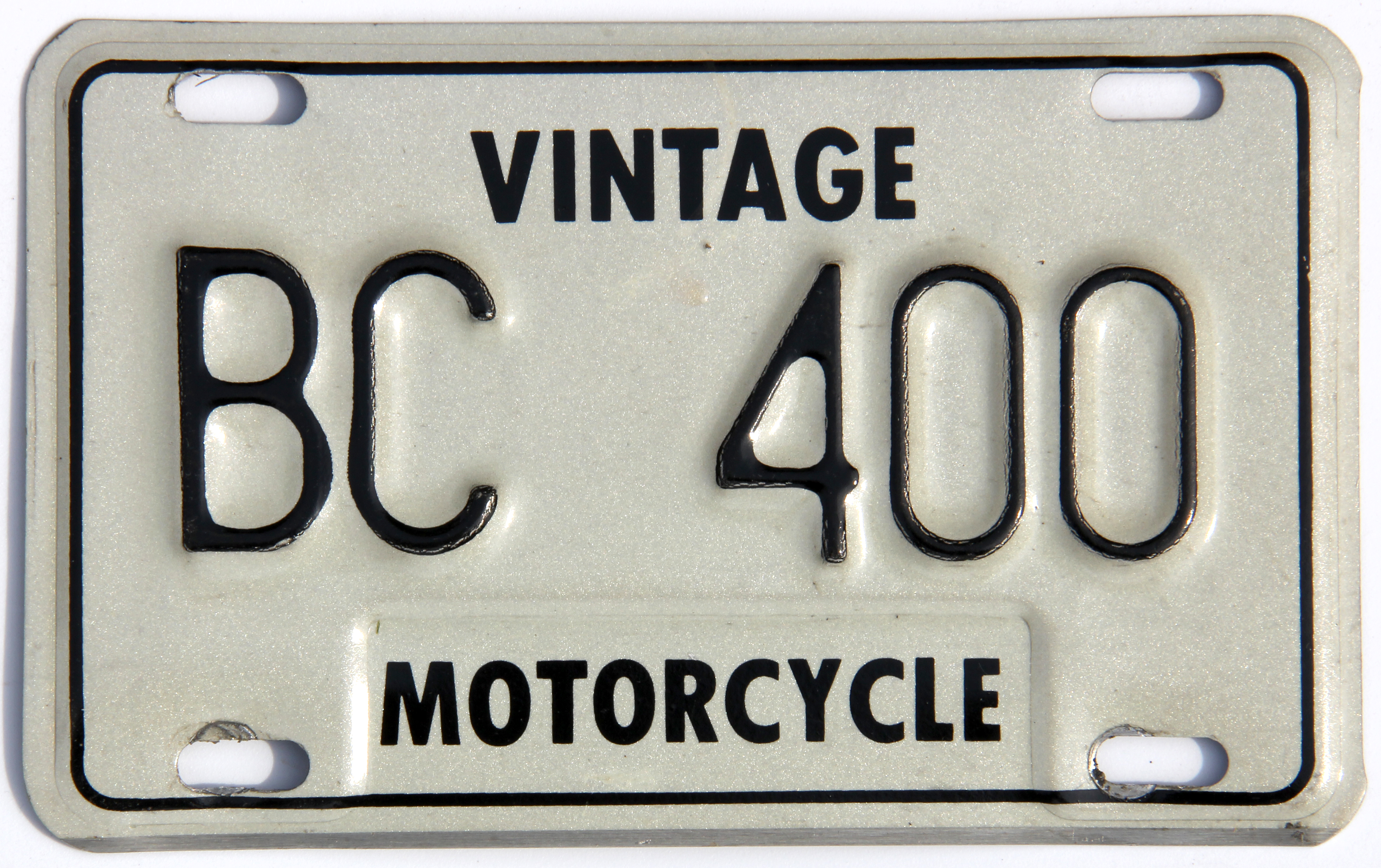 Vintage Motorcycle License Plates 53