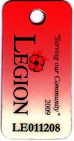 2009 TB Vets Keytag