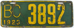 Ron Garay Collection - Issued from Victoria office of Motor Vehicle Branch (MVB)