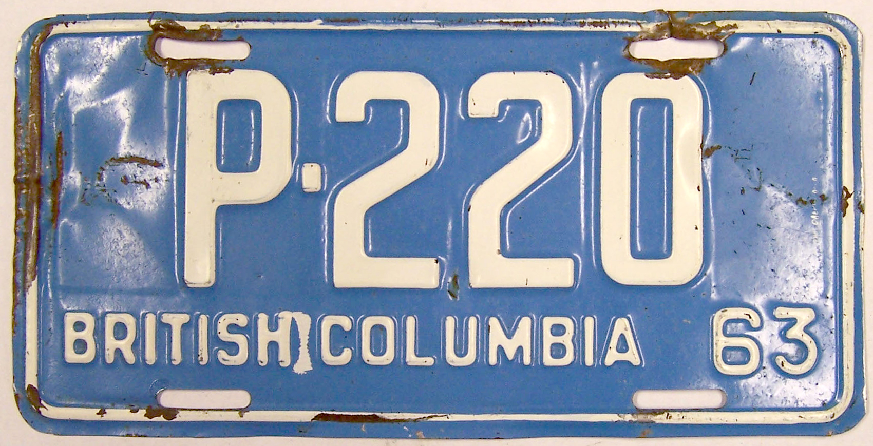 British Columbia Prorated (Apportioned) License Plates